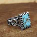 انگشتر فیروزه نیشابوری نقره مردانه طرح کامران - Image 2