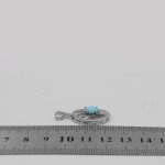 گردنبند فیروزه نیشابوری نقره زنانه طرح مهناز - Image 4