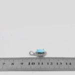 گردنبند فیروزه نیشابوری نقره زنانه طرح ترانه - Image 4