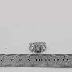 انگشتر عقیق کبود یمنی نقره زنانه طرح سمانه - Image 4