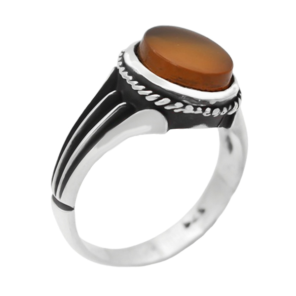 4-1-1888red-agate-sepanta-man-ring (1) انگشتر عقیق یمنی سرخ مردانه نقره مجلسی