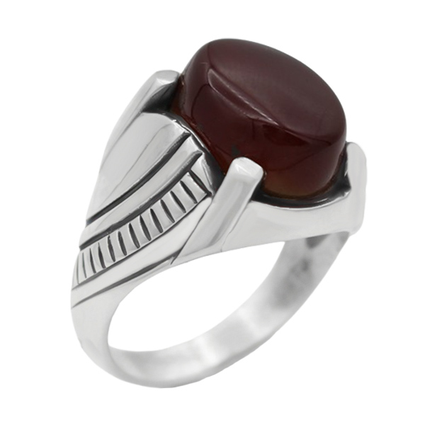 4-1-1890red-agate-shahan-man-ring (1) مدل انگشتر عقیق سرخ پسرانه شیک