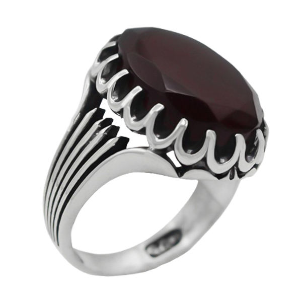 4-1-1891red-agate-sepahrad-man-ring (1) انگشتر عقیق سرخ زیبا