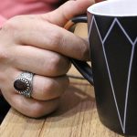 انگشتر عقیق سرخ نقره مردانه طرح سهراب - Image 4