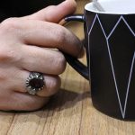 انگشتر عقیق سرخ نقره مردانه طرح سلیمان - Image 4