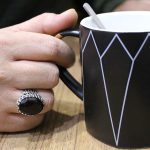 انگشتر عقیق سرخ نقره مردانه طرح حاکم - Image 5