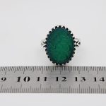 انگشتر عقیق سبز نقره مردانه طرح سبطین + یا حسن مجتبی (ع) - Image 5