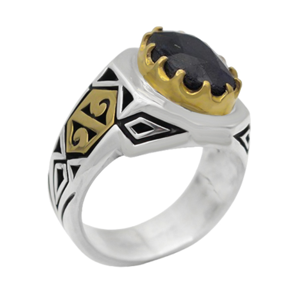7-1-513 sapphire-naser-man-ring(1) بهترین انگشتر یاقوت کبود نفیس