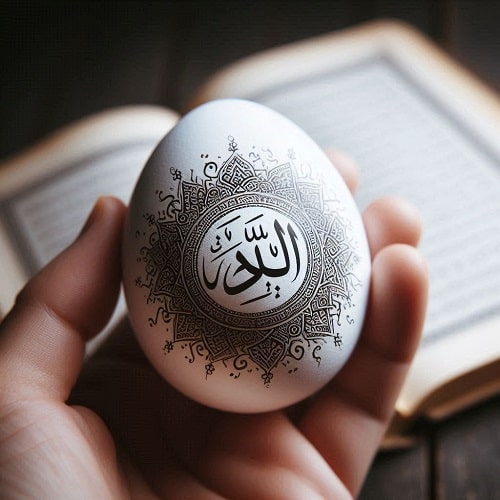 دعای چشم زخم روی تخم مرغ