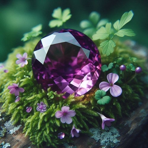 سنگ بنفش در طبیعت