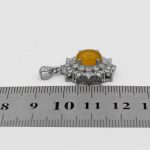 گردنبند شرف الشمس زنانه نقره طرح ماهی + حکاکی - Image 4