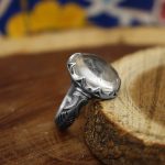 انگشتر در نجف نقره مردانه طرح امید - Image 2