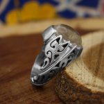 انگشتر در نجف نقره دست ساز مردانه طرح آرش - Image 3