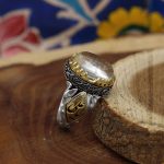 انگشتر در نجف نقره مردانه طرح علیسان - Image 2