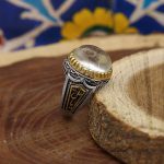 انگشتر در نجف نقره مردانه طرح صدرا - Image 2