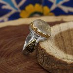 انگشتر در نجف نقره مردانه طرح فطرس - Image 2