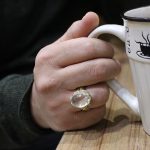 انگشتر در نجف نقره مردانه طرح فطرس - Image 4