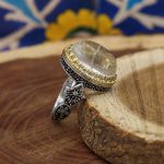 انگشتر در نجف نقره مردانه طرح کمیل - Image 2