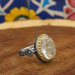 انگشتر در نجف نقره مردانه طرح کمیل - Image 3