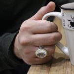 انگشتر در نجف نقره مردانه طرح کمیل - Image 4