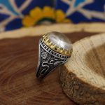 انگشتر در نجف نقره مردانه طرح وسام - Image 3