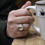 انگشتر در نجف نقره مردانه طرح وسام - Image 4