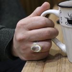 انگشتر در نجف نقره مردانه طرح سیف الله - Image 5