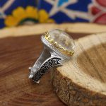 انگشتر در نجف نقره مردانه طرح سیف الله - Image 2