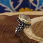 انگشتر در نجف نقره مردانه طرح اخلاص - Image 2