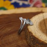 حلقه نقره دخترانه طرح میا - Image 2