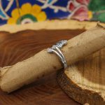 حلقه نقره دخترانه طرح میا - Image 3