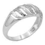 حلقه نقره دخترانه طرح آدریانا