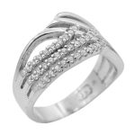 حلقه نقره دخترانه طرح ایزابلا