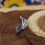 حلقه نقره دخترانه طرح ایزابلا - Image 2