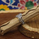 حلقه نقره دخترانه طرح ایزابلا - Image 3