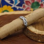 حلقه نقره دخترانه طرح امیلی - Image 3