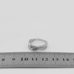 حلقه نقره دخترانه طرح امیلی - Image 4