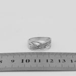 حلقه نقره دخترانه طرح آلیس - Image 4