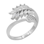 حلقه نقره دخترانه طرح چیکو