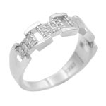 حلقه نقره دخترانه طرح راشا