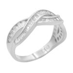 حلقه نقره دخترانه طرح ندا