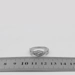 حلقه نقره دخترانه طرح ندا - Image 4