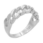 حلقه نقره دخترانه طرح یسنا