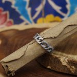 حلقه نقره دخترانه طرح یسنا - Image 3