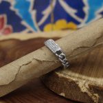 حلقه نقره دخترانه طرح پارمیدا - Image 2