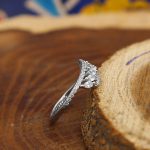 حلقه نقره دخترانه طرح سلین - Image 2