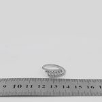 حلقه نقره دخترانه طرح سلین - Image 4