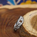 حلقه نقره دخترانه طرح دلسا - Image 2