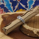 حلقه نقره دخترانه طرح دلسا - Image 3