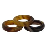 حلقه عقیق سلیمانی اصلی مردانه و زنانه با سایزهای مختلف